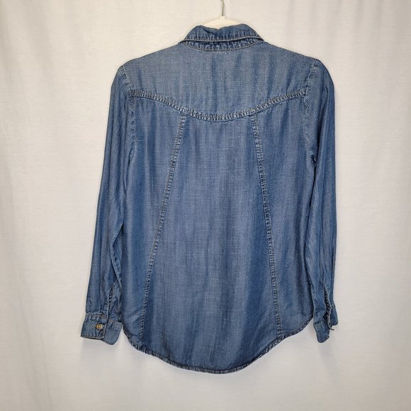 Cloth & Stone Blue Button Down Shirt - Picture 2 of 6